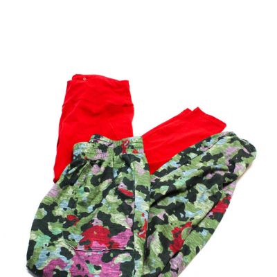 Sweaty Betty Terez Womens Solid Camoflauge Athletic Leggings Red Size XS/S Lot 2