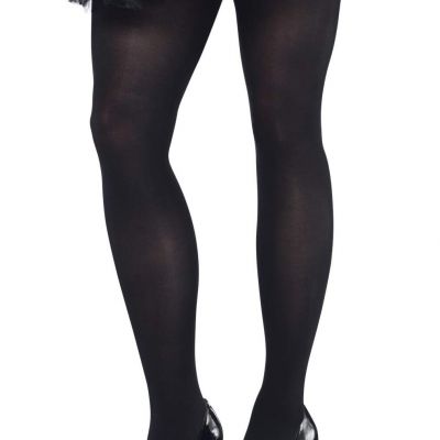 Black Tights Adult Plus Costume Church Clubwear Dress Up Cosplay One Size