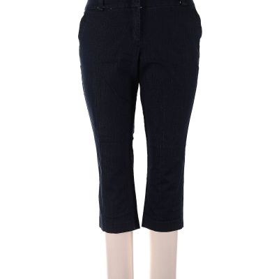 New York & Company Women Blue Jeggings 14