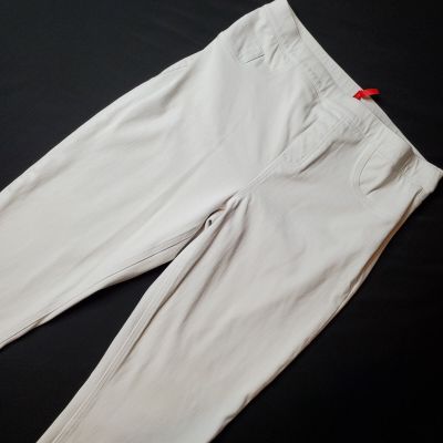 Spanx Women's Size XL Jean-ish Stretch Ankle Leggings Cotton Blend White 20018R