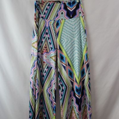 NWT Arolina Women's Multicolor Pattern Wide Leg Legging SZ L