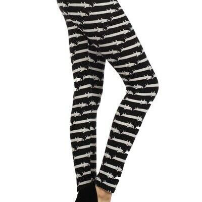 Lady's Barracuda Pattern PREMIUM Fashion Leggings