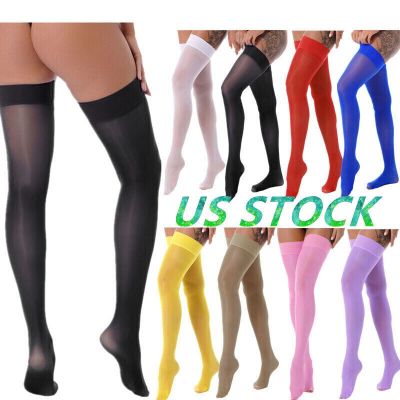 US Women's Sexy Sheer Stockings Thigh High Sock Over the Knee Tights Pantyhose