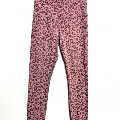 Athleta Elation Ultra High Rise Leggings Size XS Petite Pink Leopard