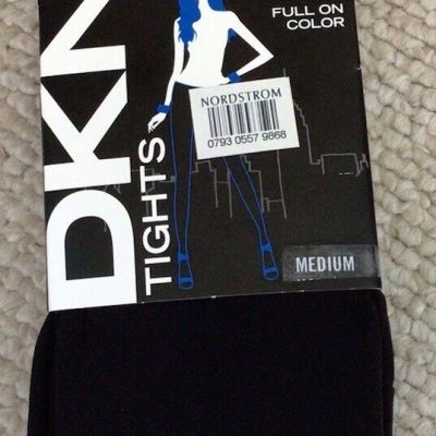 DKNY Super Opaque Control Top Tights - 1 Pair MEDIUM FullOnColor Black 412NB