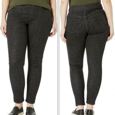 Levi's Women's Plus Mid-Rise Pull On Leggings One Fine Day Animal Print Size 26W