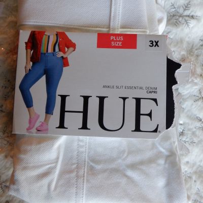 HUE Ankle Slit Essential Denim Plu Size 3X New With Tags