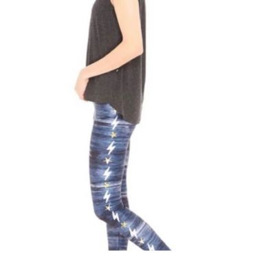 Terez Leggings Bolt Blue S