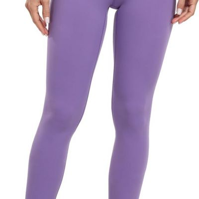 YUNOGA Ultra Soft High Waisted Workout Leggings for Women, Tummy Control Full Le