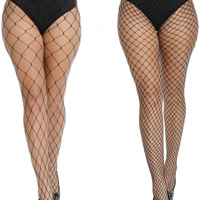 akiido High Waist Tights Fishnet Stockings Thigh High Stockings Pantyhose