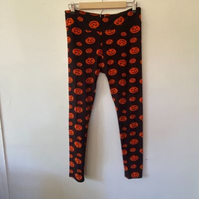 Spirit Halloween Leggings Womens Size XL Jack O Lantern Pumpkin Costume