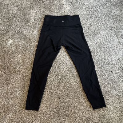 Lululemon Leggings Womens 8 Black 7/8 Tight 25