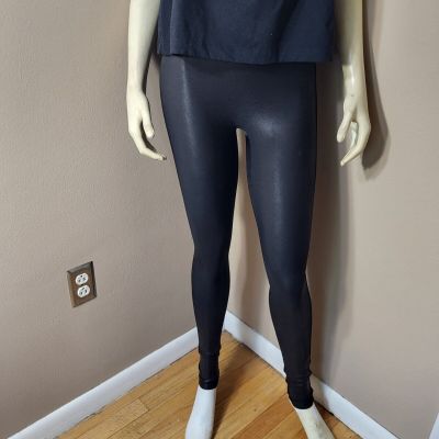 Spanx Faux Leather Black Legging Sz S....in great condition...no holes,spots and