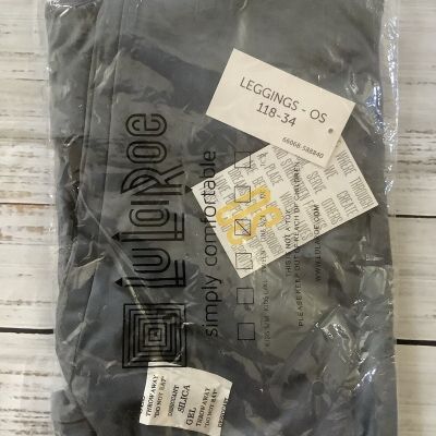 NWT LuLaRoe OS One Size Leggings - Solid Gray