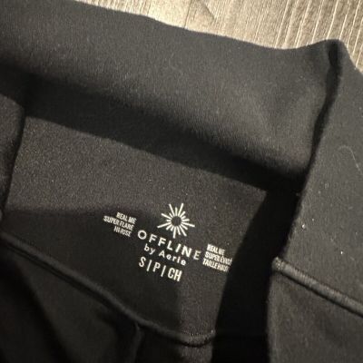 Aerie Offline Black Flare Leggings Small