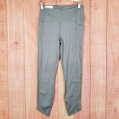 Members Mark Womens Leggings Sz Small Gray Everyday Perforated Stretch NEW