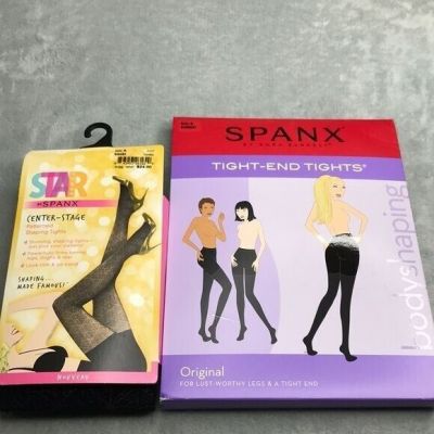 Spanx Tight End Tights and Star Power Nouveau Shaping Tights Size A New