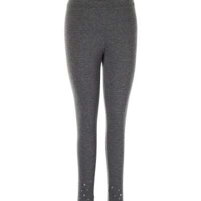 Style&Co Women Gray Leggings M Petites