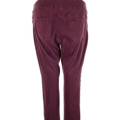 Coldwater Creek Women Red Jeggings 24 Plus