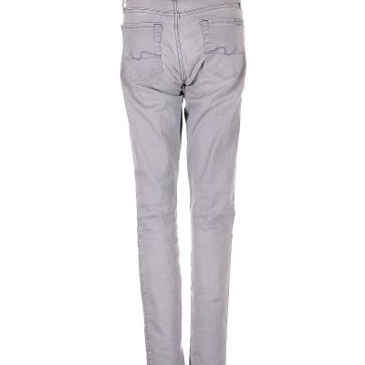 7 For All Mankind Women Gray Jeggings 24W