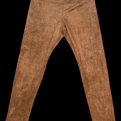 Bagatelle Collection Faux Leather Leggings Brown Womens Size Medium Pants