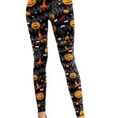 Women's Brushed Christmas Halloween Ankle Large A-halloween-pumpkin Ghost