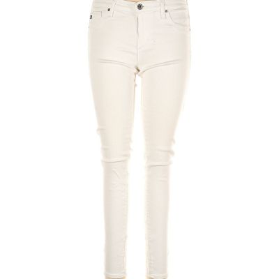 Adriano Goldschmied Women Ivory Jeggings 28W