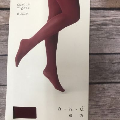Women's Opaque Tights Salsa Red Size Small Medium Pantyhose A New Day Set of 2