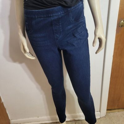 Spanx Womens Jean-ish® Ankle Leggings Sz M....in Great Condition...no...