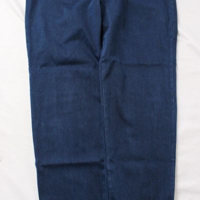 Halara Women's High Waisted Back Pocket Denim Casual Leggings JJ4 Blue Size XL