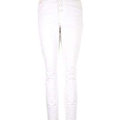 Simply Vera Vera Wang Women White Jeggings 10