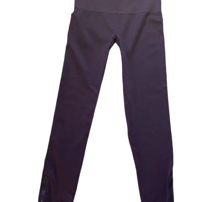 NEW Spanx Look At Me Now Seamless Side Zip Leggings Purple Size 2X A297851