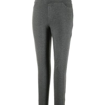 Ellen Tracy Women Gray Leggings L