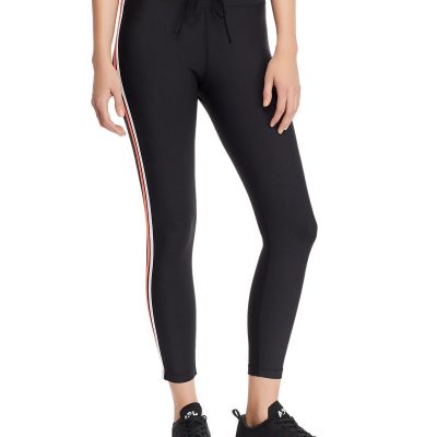 AQUA ATHLETIC Womens Black Stretch Active Wear Skinny Leggings XS