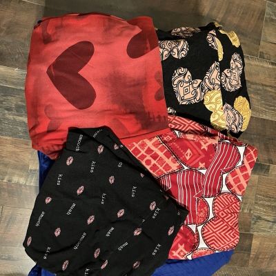 Lularoe Valentines leggings tall and curvy lot