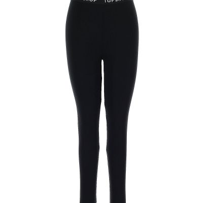 NWT Topshop Women Black Leggings 8