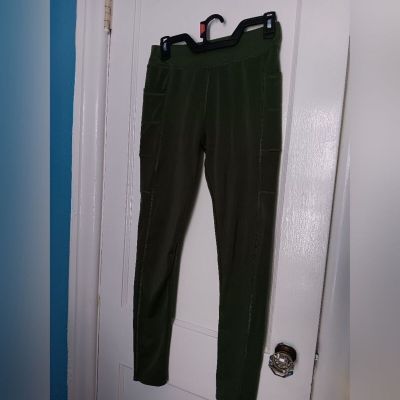 Pre-Owned GM Fashion USA Green Spandex Leggins