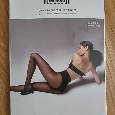 Wolford  18517 Tummy 20 Control Top Tights Gobi Size S