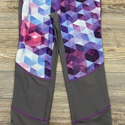 RBX Cropped Leggings Women's Size Small Geometric Print ~Small Waist Pocket