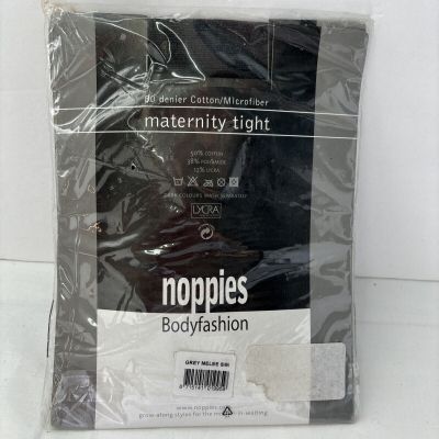 Maternity Tight Noppies Bodyfashion 80 Denier Cotton Microfiber Gray Size S/M