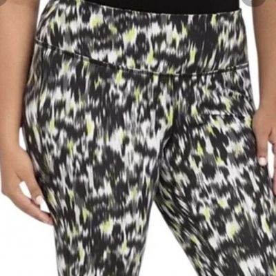 Torrid Active Cropped Leggings Size 0, 0X, 12 Black Yellow Gray