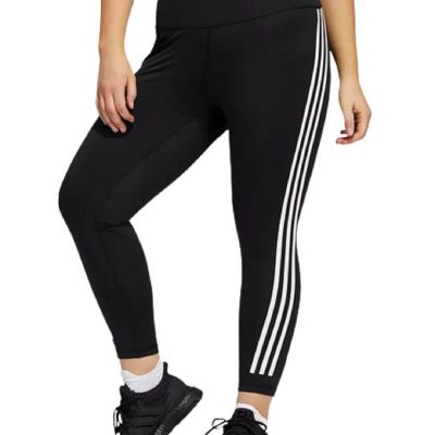 adidas Womens Versatility Training Icon 3-Stripes 7/8 Tights 4X