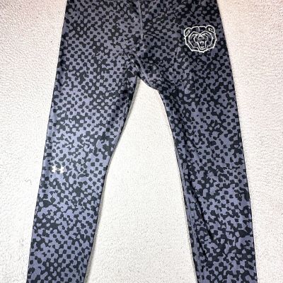 Under Armour Chicago Bears Womens L Gray Legging Yoga Pants Running Gym Workout