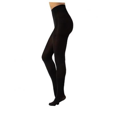 Opaque Colour tights, Thick tights, Microfiber 3D Pantyhose, 80 4X-Large Black