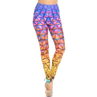 Plus  Size Ombre Epcot Leggings by USA Fashion™, Creamy Soft Leggings® Collectio