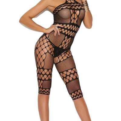 Sultry Black Body Stocking - Sexy Lingerie for Women