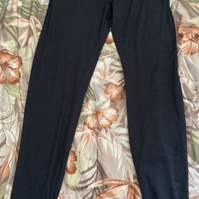 Unbranded Black Ankle Leggings Size L