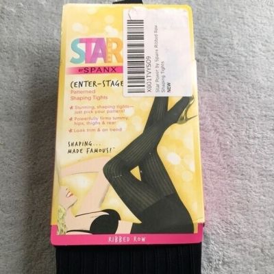Center Stage by Spanx Ribbed Patterned Shaping Tights Size  G ( XXL ) New