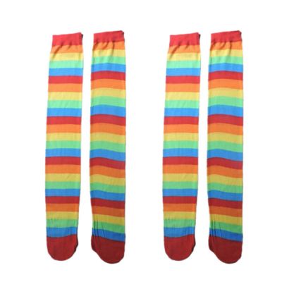 2 Pairs Stockings Clown High Stockings Birthday Party Favors