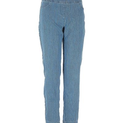 Slim-Sation by Multiples Women Blue Jeggings 8